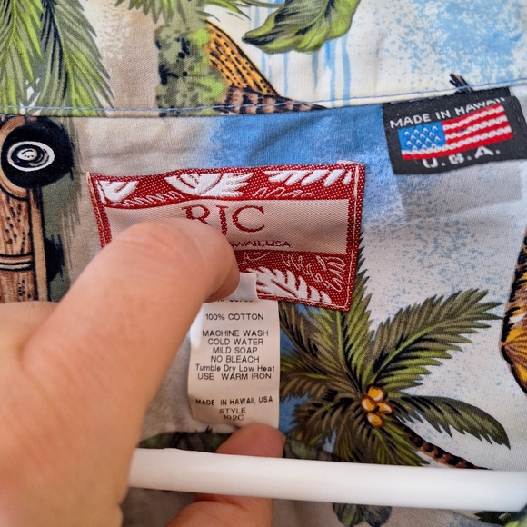 RJC Hawaiian Cotton Shirt - Picture 6 of 6